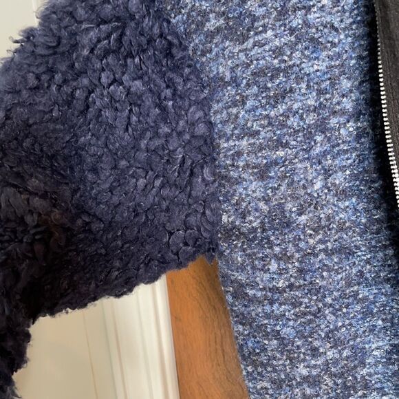 Zero Degrees Celsius Alpaca Wool Bomber Knit  Jacket M - Picture 4 of 7